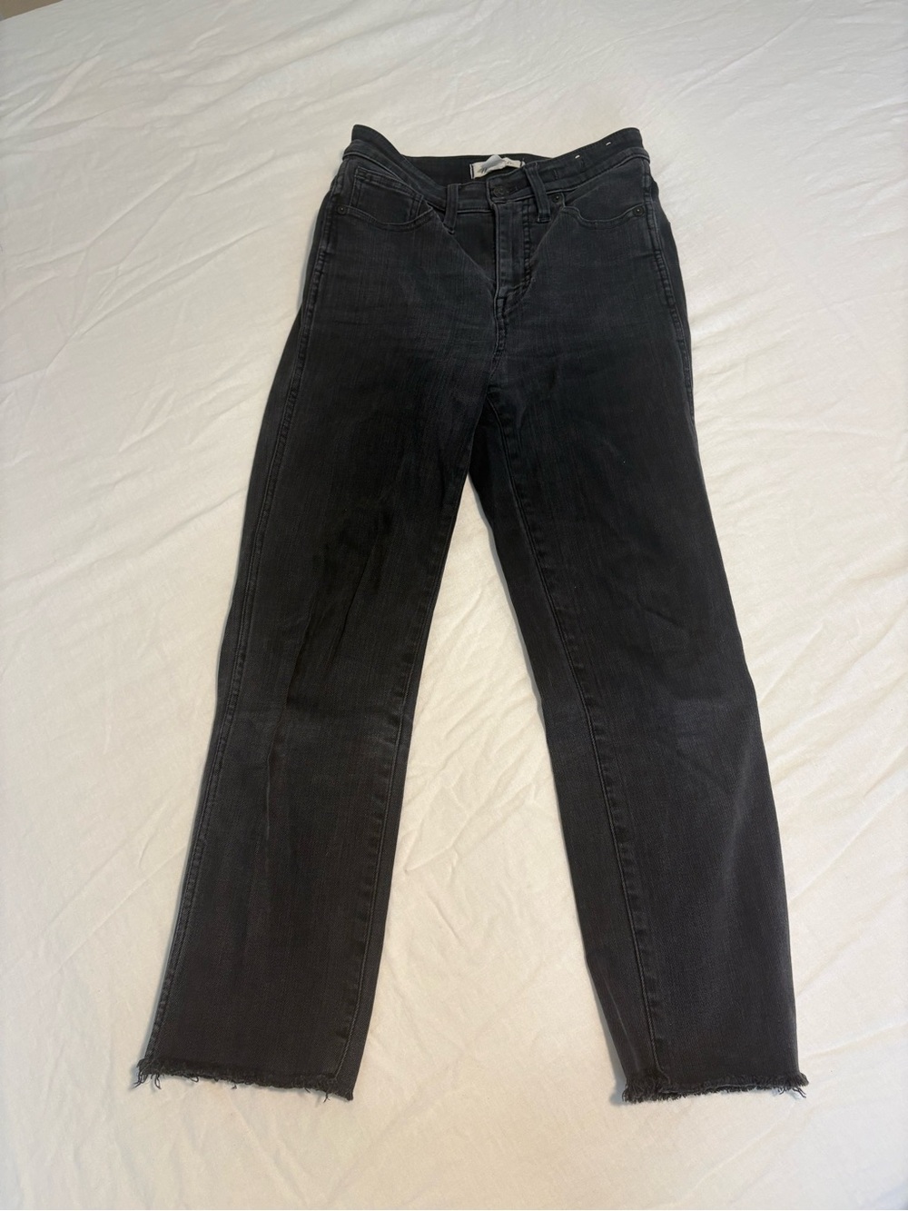 Madewell Women's Black Straight-Leg Jeans